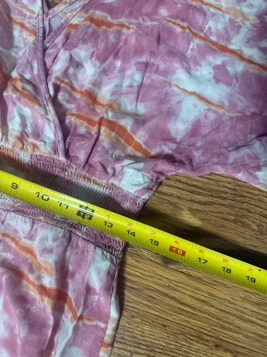 Knox Rose Smocked Waist Maxi Dress Size Medium - Picture 10 of 13